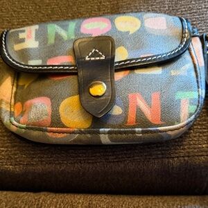 Colorful Letter Print Pouch